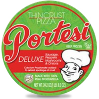Portesi Deluxe Thin Crust Pizza