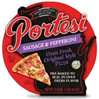 Portesi Sausage and Pepperoni Pizza