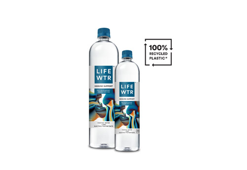 2 LIFEWTR bottles