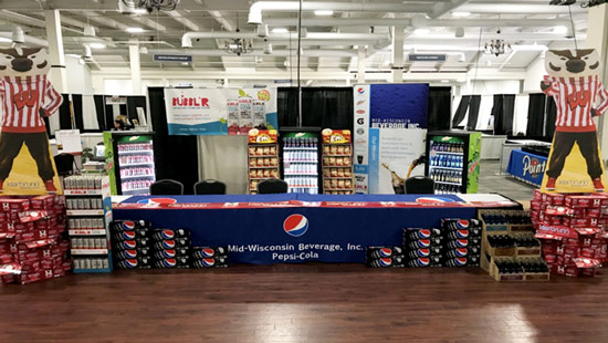 At the 2019 Wausau Business Expo, the Mid-Wisconsin Beverage Team won "The Best of Show Eats & Treats Award".