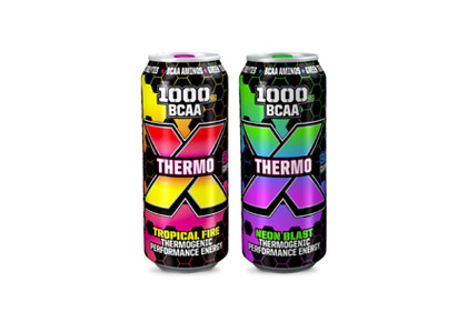 two Rockstar Xdurance Thermo cans