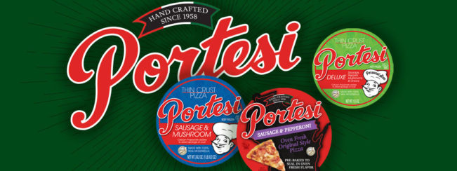 Portesi Pizza. Hand crafted since 1958.