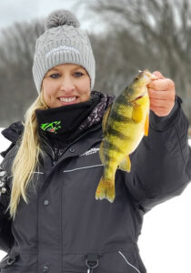 blonde-woman-holding-fish