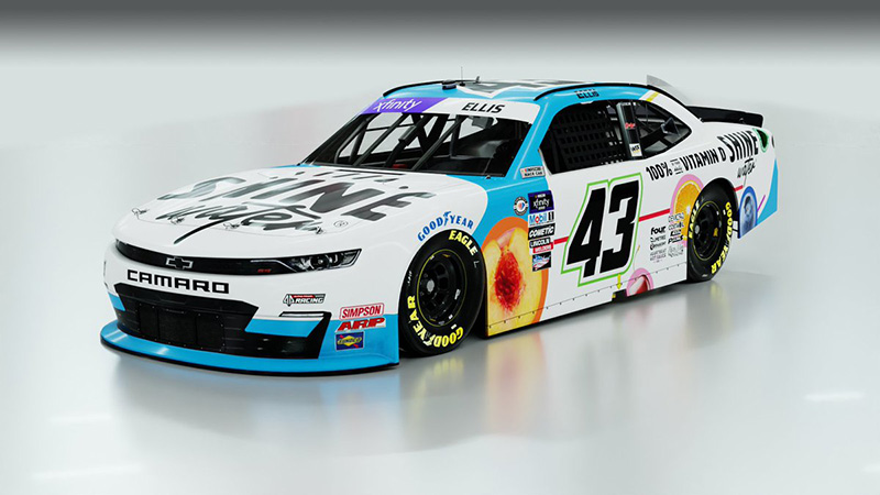 Shine Ryan Ellis 43 car front