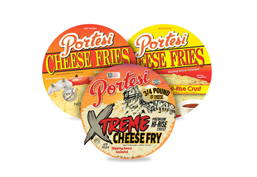 Portesi Cheese Fry trio Made In WI