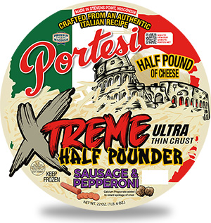 Portesi Xtreme Pizza Sausage & Pepperoni